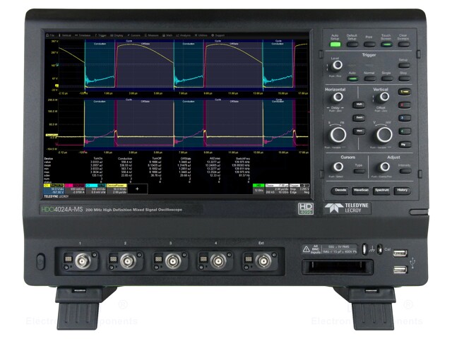 Oscilloscope: mixed signal; Band: ≤200MHz; Channels: 4; 10Gsps