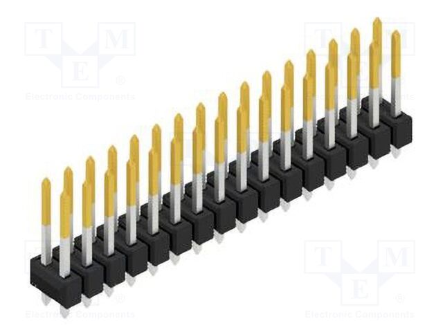 Connector: pin strips; pin header; male; PIN: 32; 2.54mm; THT; 2x16