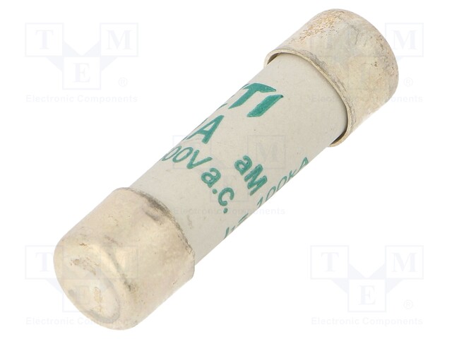 Fuse: fuse; aM; 2A; 500VAC; cylindrical; 10,3x38mm
