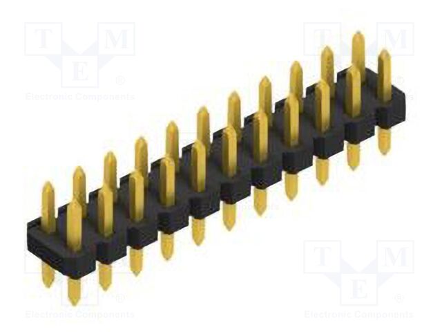 Connector: pin strips; pin header; male; PIN: 22; 2.54mm; THT; 2x11