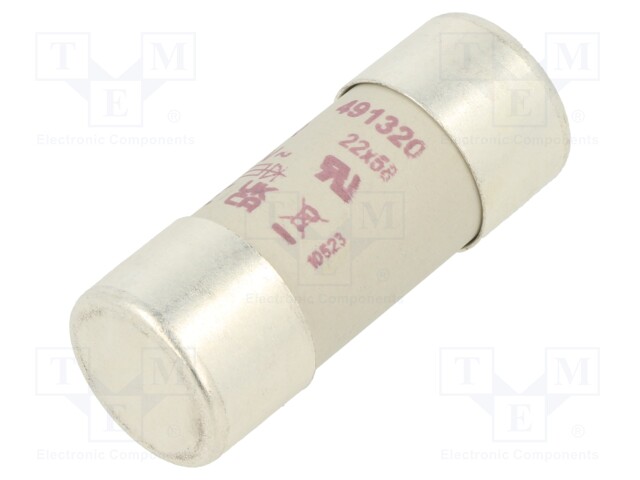 Fuse: fuse; aR; 50A; 690VAC; 700VDC; 22x58mm