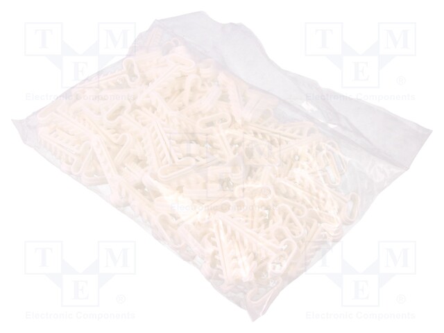Holder; white; Application: YDYp 5x2,5,for flat cable; 100pcs.