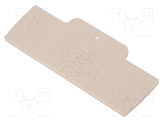 End plate; Application: A series; colourless