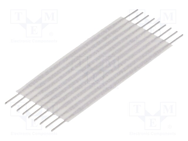 Connector: jumper cable; Cable ph: 1.27mm; L: 25.4mm; straight