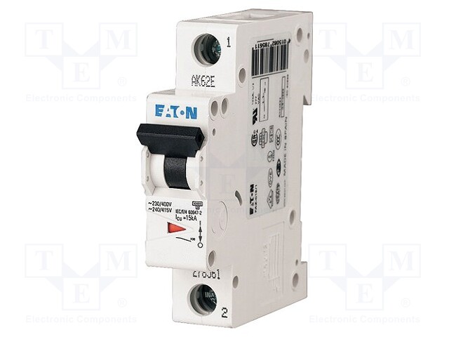 Circuit breaker; 230VAC; Inom: 10A; Poles no: 1; DIN; Charact: Z