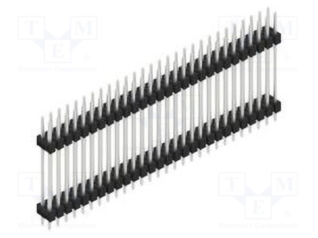 Connector: pin strips; pin header; male; PIN: 56; 2.54mm; THT; 2x28