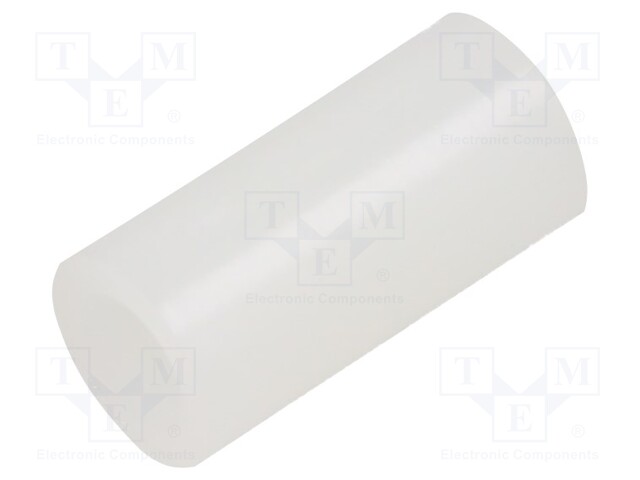 Spacer sleeve; polyamide; L: 22.21mm; Øout: 6.35mm; Øint: 2.59mm