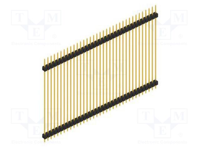 Connector: pin strips; pin header; male; PIN: 35; 2.54mm; THT; 1x35