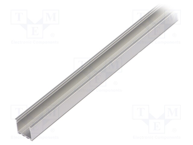 Profiles for LED modules; silver; 1m; LOKOM; aluminium; anodized