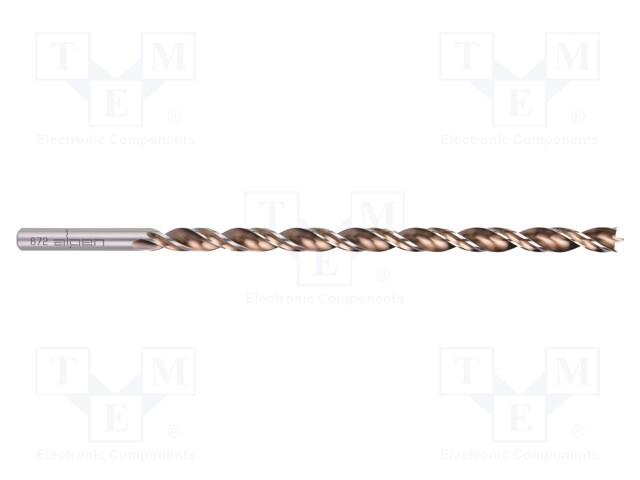 Drill bit; for wood; Ø: 4mm; L: 250mm; Working part len: 200mm