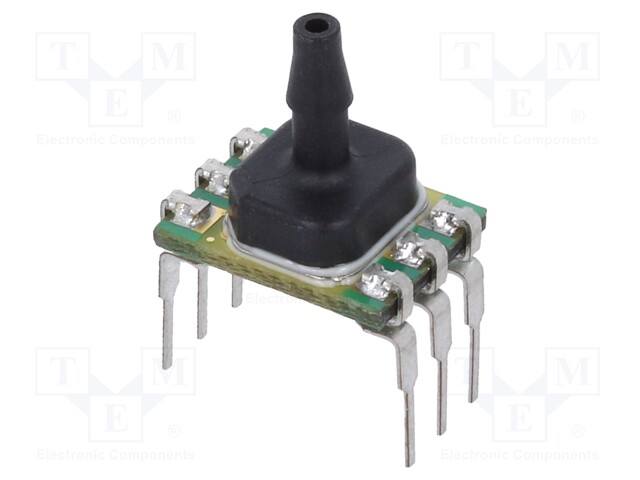 Sensor: pressure; Range: 0÷1psi; gage; Output conf: SPI; Case: DIP