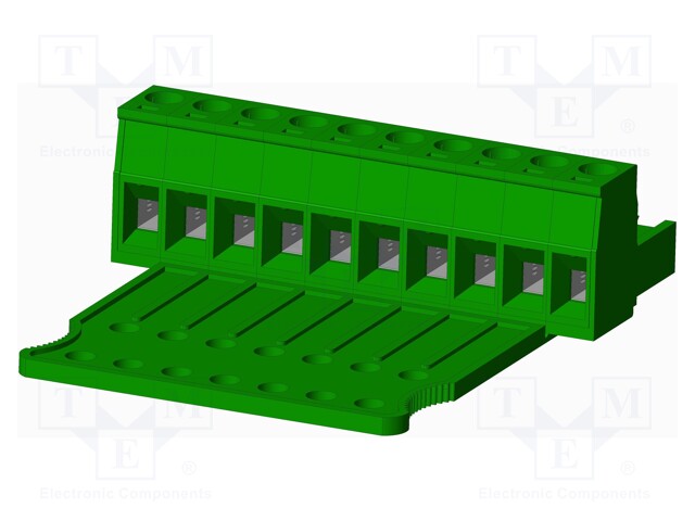 Connector: pluggable terminal block; plug; female; straight; 5mm