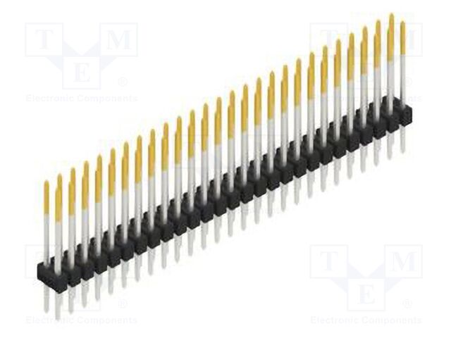 Connector: pin strips; pin header; male; PIN: 54; 2.54mm; THT; 2x27