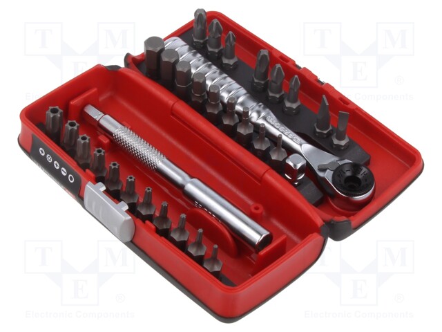 Rattle; 1/4"; screwdriver bits