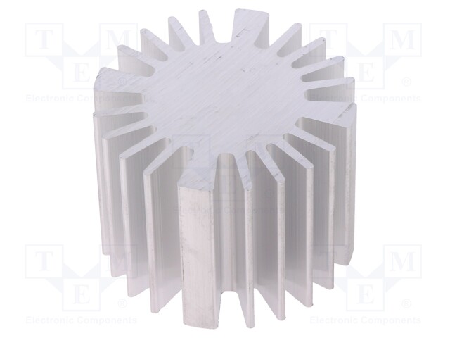 Heatsink; LED; Ø: 50mm; H: 37.5mm