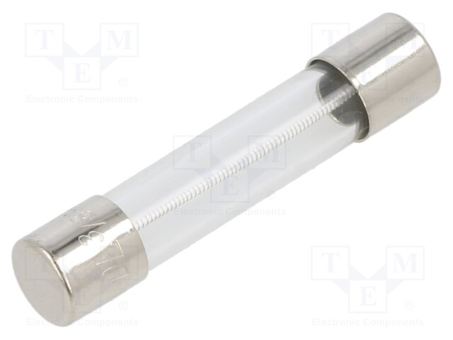 Fuse: fuse; time-lag; 375mA; 250VAC; cylindrical,glass; 6.3x32mm