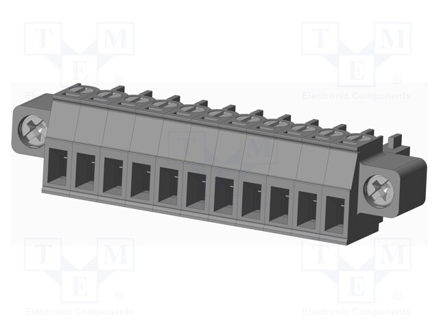Connector: pluggable terminal block; plug; female; straight; grey