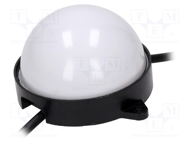 Module: LED; Colour: RGB; IP68; 180°; No.of diodes: 12; Ø100mm; 24V