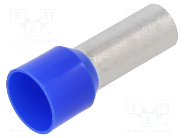 Tip: bootlace ferrule; insulated; copper; 50mm2; 25mm; tinned; blue