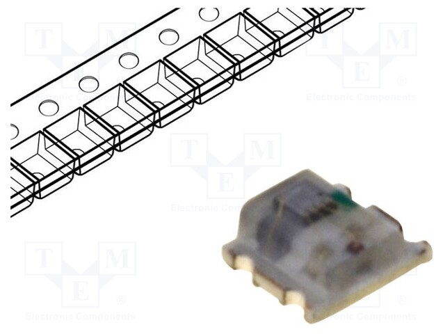 LED; RGB; 120°; 3.3÷5V; 20mA; Variant: blinking,tricolour