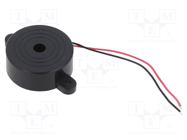 Sound transducer: piezo alarm; with built-in generator; 12mA