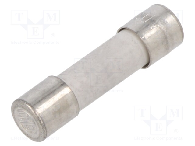 Fuse: fuse; 1A; 250VAC; cylindrical; 5x20mm; brass; nickel plated
