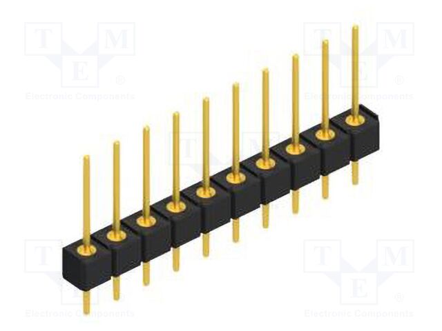 Connector: pin strips; pin header; male; PIN: 10; 2.54mm; THT; 1x10