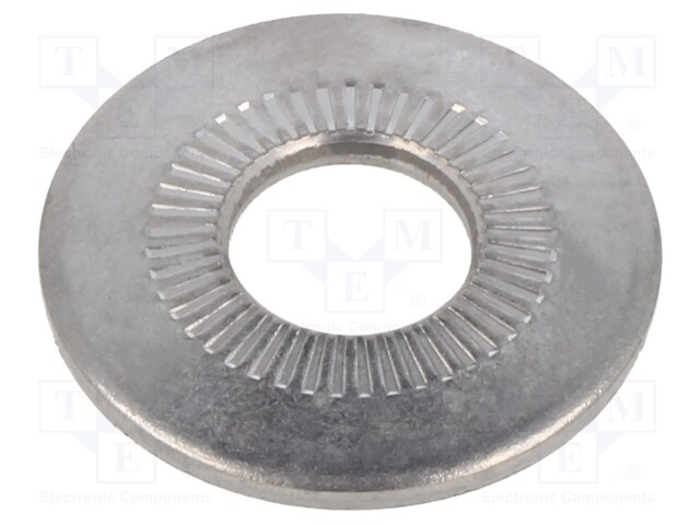 Washer; internally serrated; M10; D=27mm; h=3.1mm; BN 21207