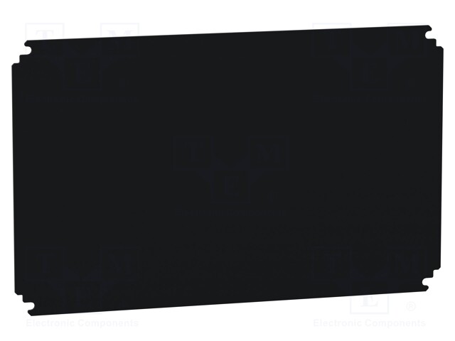Mounting plate; bakelite; black