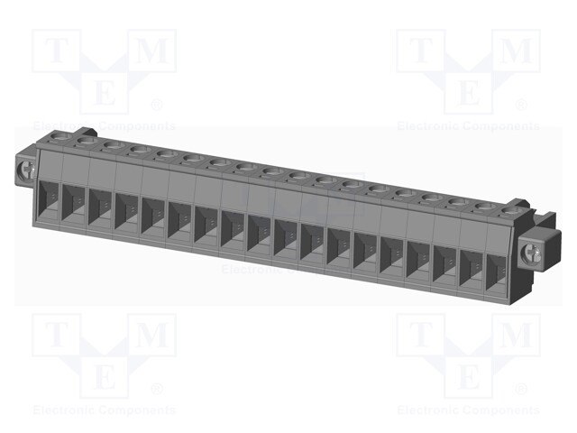 Connector: pluggable terminal block; plug; female; straight; grey