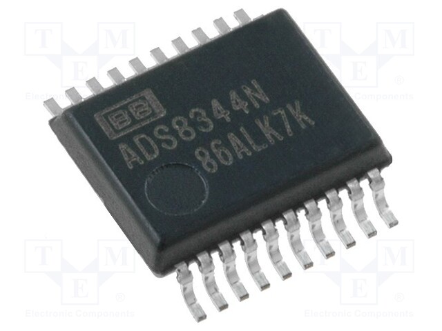 A/D converter; Channels: 8; 16bit; 100ksps; 2.7÷5.25V; SSOP20