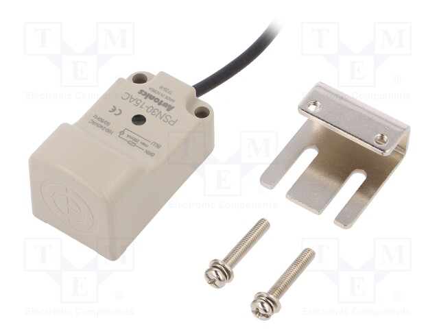 Sensor: inductive; 0÷15mm; 2-wire NC; Usup: 100÷240VAC; 200mA; IP67