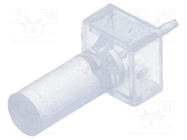 Fibre for LED; round; Ø3mm; Front: flat