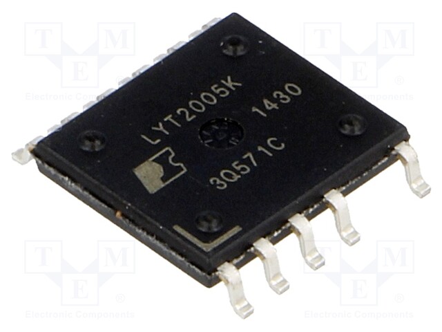 PMIC; AC/DC switcher,LED driver; 90÷308V; Ubr: 725V; eSOP8-12B
