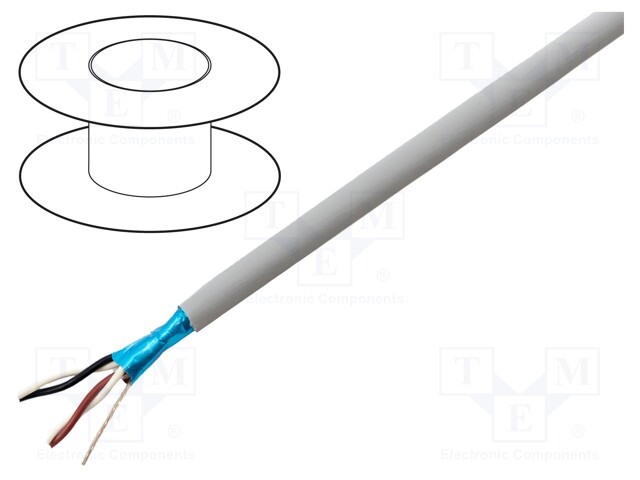 Wire; EcoCable® Mini,EcoGen™,UL AWM 21460,VW-1; 4x2x26AWG; MPPE