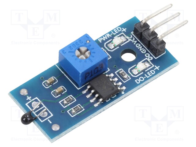 Sensor: atmospheric; 3.3÷5VDC; IC: LM393; ARDUINO; Channels: 1