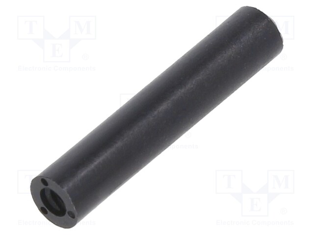 Spacer sleeve; cylindrical; polyamide; M2; L: 20mm; Øout: 4mm