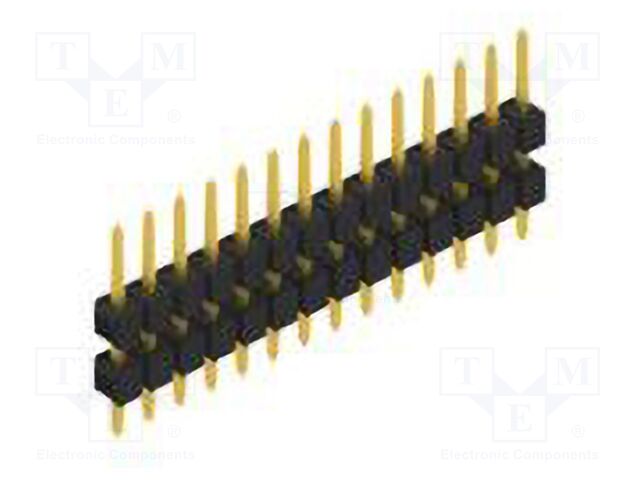 Connector: pin strips; pin header; male; PIN: 14; 2.54mm; THT; 1x14
