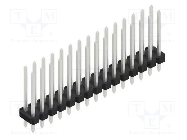 Connector: pin strips; pin header; male; PIN: 30; 2.54mm; THT; 2x15