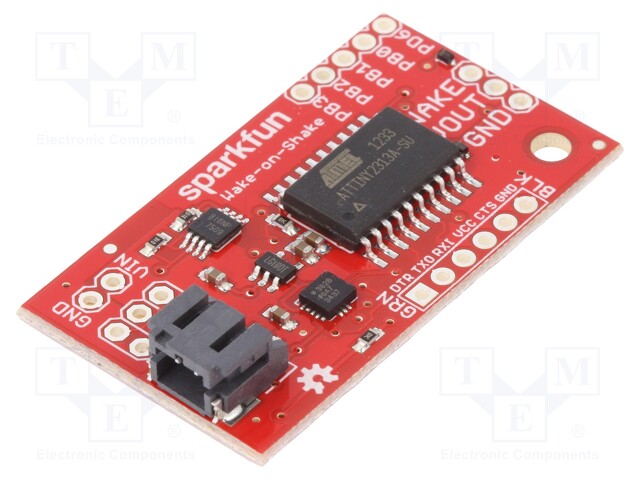 Sensor: vibration; 2÷5.5VDC; IC: ADXL362,ATTiny2313A