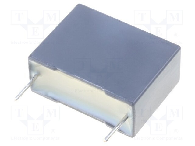 Capacitor: polypropylene; X2; 150nF; 15mm; ±10%; 18x6x12mm; 275VAC
