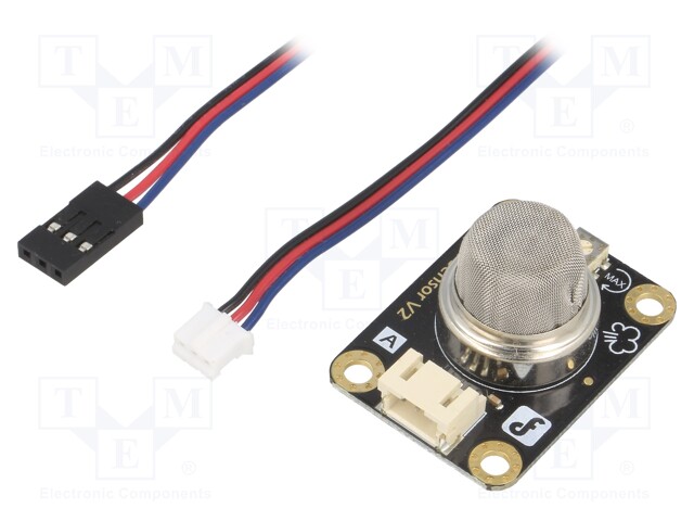 Sensor: gas level; analog; 5VDC; Kit: module,cables; Gravity; MQ-4