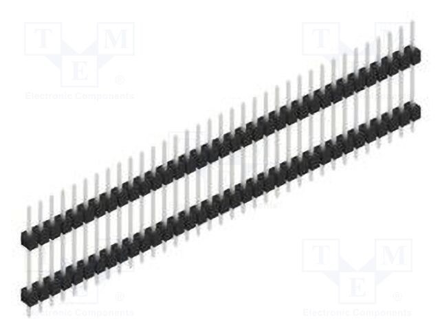 Connector: pin strips; pin header; male; PIN: 35; 2.54mm; THT; 1x35