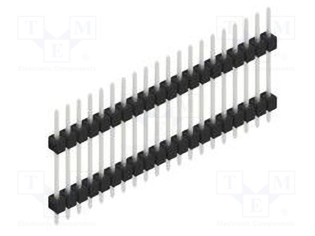 Connector: pin strips; pin header; male; PIN: 20; 2.54mm; THT; 1x20