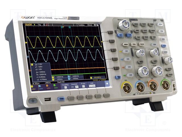 Oscilloscope: digital; Channels: 4; 1Gsps; 40Mpts; Series: XDS