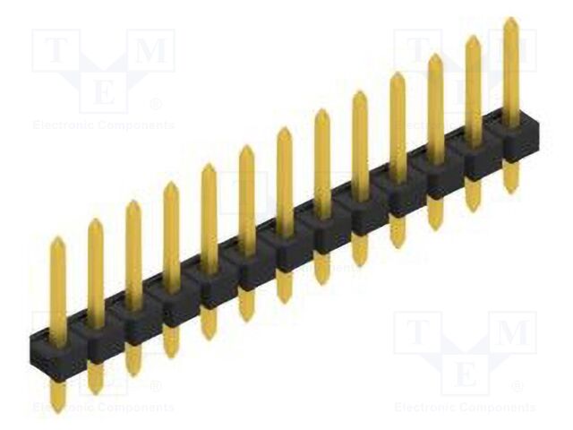 Connector: pin strips; pin header; male; PIN: 13; 2.54mm; THT; 1x13