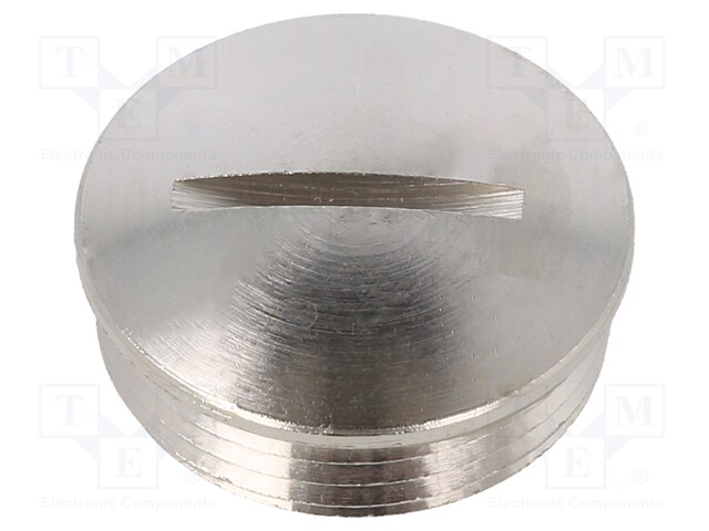 Stopper; PG16; IP54; Mat: brass; Plating: nickel; Thread: PG