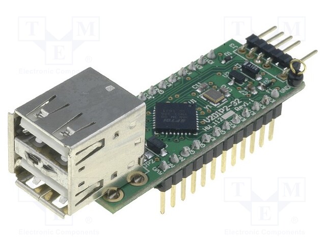 Module: USB; USB; DIP24,USB A x2; 3,3VDC 200mA; DIP Vinculum II