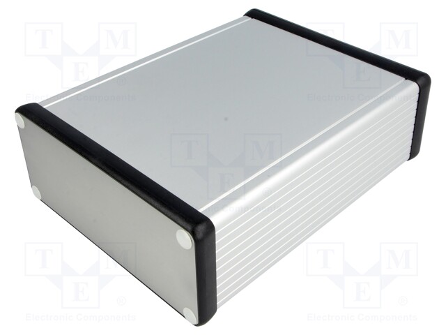 Enclosure: with panel; 1455; X: 125mm; Y: 160mm; Z: 51mm; aluminium