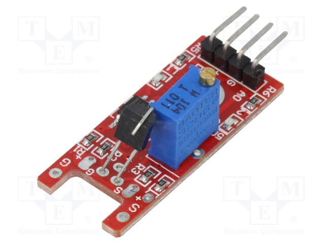 Sensor: touch; IC: LM393; Output signal: analog,digital (0 or 1)